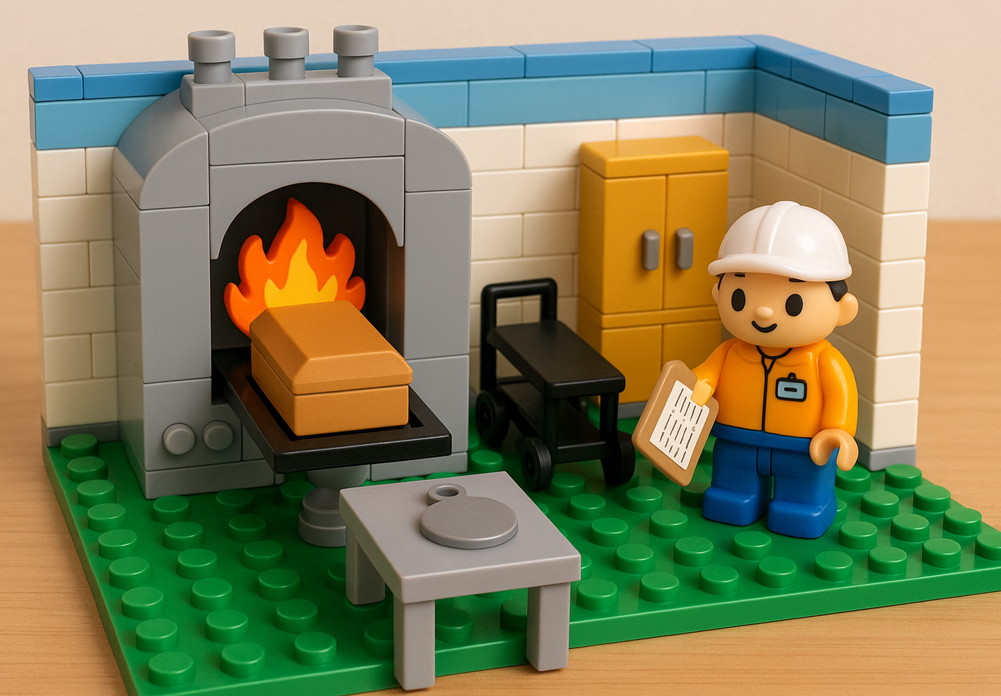 Moments of Care: Building Block Set – Cremation Room Edition